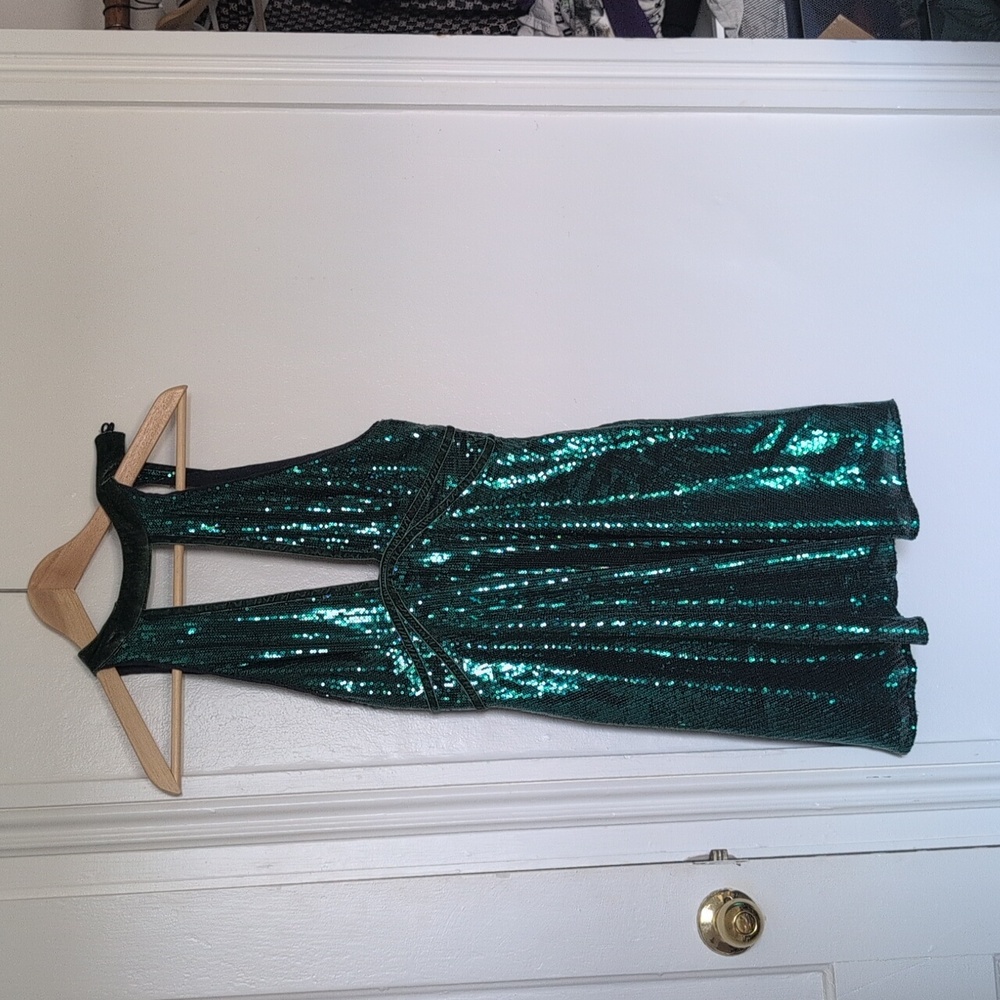 Green Sequin Dress